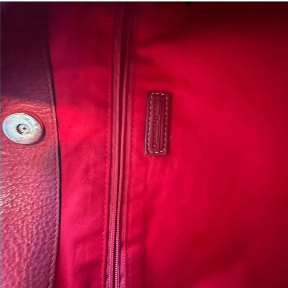 Vintage Dooney & Bourke Black and Cream Shoulder Bag with Zebra Print - Picture 12 of 14